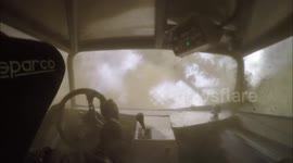 Epic off-road racing crash caught on camera