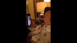 3 Month Old Baby - Hilarious Reaction To Seeing Herself On Video