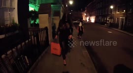 Casey Batchelor departs the 7th Heaven's Halloween Spa
