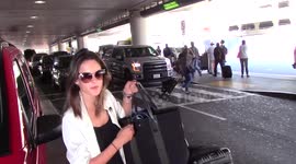Alessandra Ambrosio arrives at LAX Airport in Los Angeles