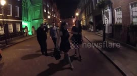 Casey Batchelor departs 7th Heaven Spa in London
