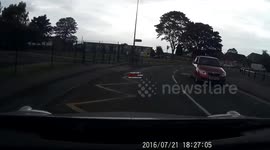 Mercedes  near head on collision