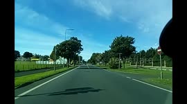 Pulls out in front of fast moving traffic then brake checks twice