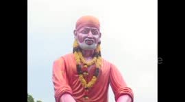 22-foot Sai Baba replica installed by baba devotees