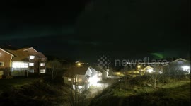 Northern lights in Ørndalen, Tromsø