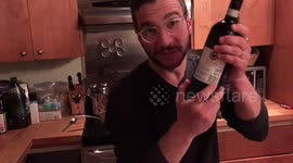 How to quickly chill a bottle of wine