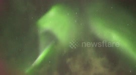 EXTREME FAST NORTHERN LIGHTS REALTIME VIDEO