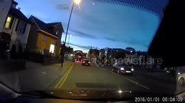 UK Dashcam - Silly overtake