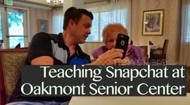 Radio host teaches senior citizens how to use Snapchat