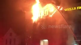 Wells Fargo Bank Fire Cuts - Mount Carmel, Pa