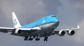 Last ever 747 Landing St Maarten