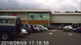 BMW cutting corner in ASDA