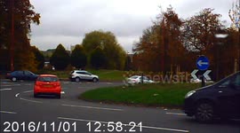 Truck driver going for it