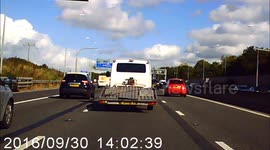Audi pushing into my braking space