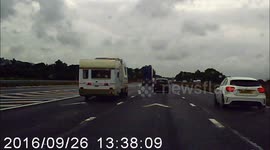 CO OP truck M5 near miss