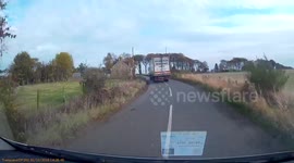 Stupid truck driver on the star/kennoway road