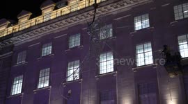 Christmas Lights Test In Regents Street