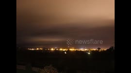 Halloween night timelaspe of fireworks over Ballyshannon Donegal