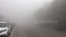 Heavy smog in northern China