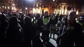 Hundreds of protesters attend Million Mask March in London
