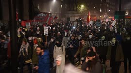 Million Mask March 2016, London. UK.