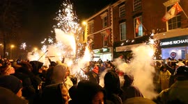 The annual Squibbing competition at the end of the Bridgwater Carnival.
