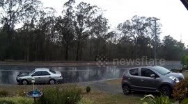 Powerful hailstorm hits Queensland, Australia