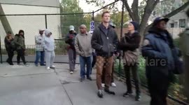 This queue at a polling station in Brooklyn is ridiculous