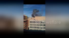 Newsflare Edit - Big fire in North West (Follow-up stills in 4k)