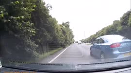 Car cuts another car up
