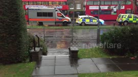 Major tram accident in Croydon, UK