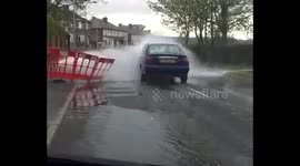 Surprise car jetwash!
