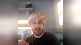 Man performs hilarious impression of Donald Trump victory speech