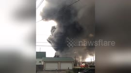 Newsflare Edit - bethlehem steel burning