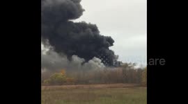 Newsflare Edit - Massive fire at former steel site in Buffalo, NY
