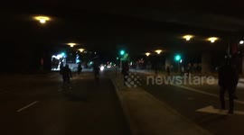 Berkeley protest against trump election