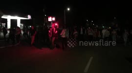 Berkeley anti trump protest