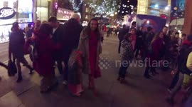 Michelle Heaton attends Disney Store Christmas party in London