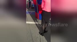 Newsflare Edit - Surprise Wedding Proposal at Finish Line of Breast Cancer Walk April 2016