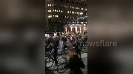 Newsflare Edit - Side View of 2nd Ave Protests