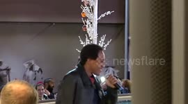 Lyrickal from BBC's The Voice performs at Watford Christmas Event
