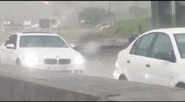 Flash floods in Johannesburg South Africa