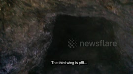 Paranormal activity in abandoned cave