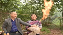Chinese villagers find flammable gas in water well