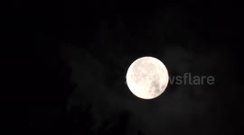 'Supermoon' observed in the Scottish highlands overnight 14th to 15th Nov 2016