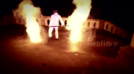 Blast It! Explosive Fire Performance by Vojta