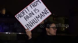 UK: Activists protest outside European Custody