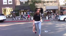 Actress Brooke Shields has a few comments about life and Donald Trump as she is spotted in West Hollywood, Ca