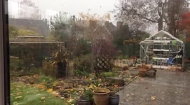 Mini tornado hits the Midlands, UK