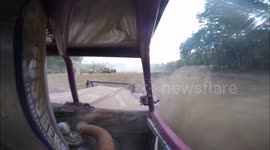 Formula Off Road car hydroplaning